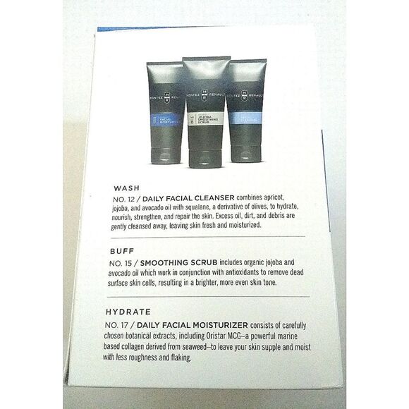 New! MONTEZ RENAULT 3-Pack Men's Daily Face Kit Care 6.8-oz Each - Picture 5 of 5